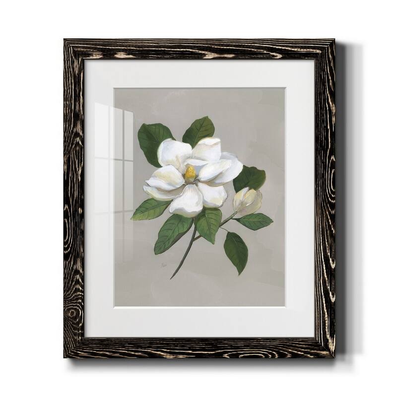 Botanical Magnolia-Premium Framed Print - Ready to Hang