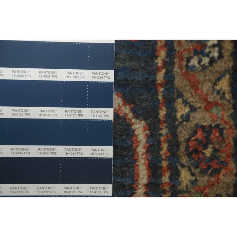 Hand Knotted Oriental 100% Wool Carpet Traditional Floral Oranges & Rust Sultanabad Area Rug - 9' 9'' X 8' 9''