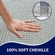 preview thumbnail 5 of 91, Subrtex Luxury Chenille Bath Rugs Soft Bathroom Mats