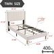 preview thumbnail 142 of 145, Alazyhome Upholstered Platform Bed Frame