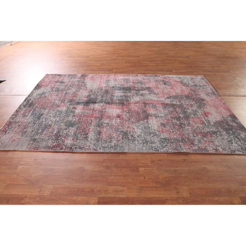 Abstract / Modern Area Rug Hand-Knotted Wool Carpet - 5'3"x 8'3"