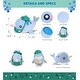 preview thumbnail 2 of 4, DolliBu Blue Narwhal Doctor Baby Soft Plush with Scrub Cap & Face Mask - 11.75 inches