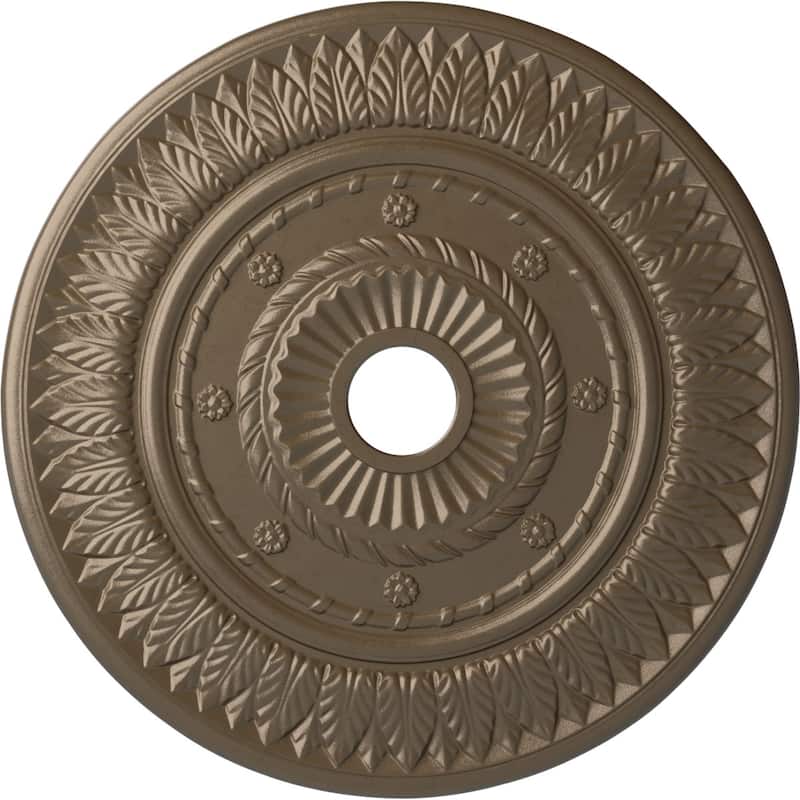 26 3/4"OD x 3 5/8"ID x 1 1/8"P Leaf Ceiling Medallion