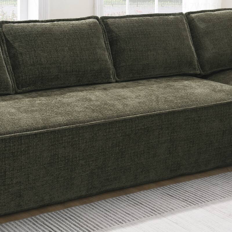 Minimalist Modular Sofa with Advanced Materials for Comfort and Style