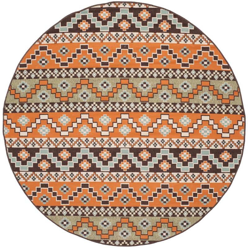 SAFAVIEH Veranda Rudy Indoor/ Outdoor Waterproof Patio Backyard Rug