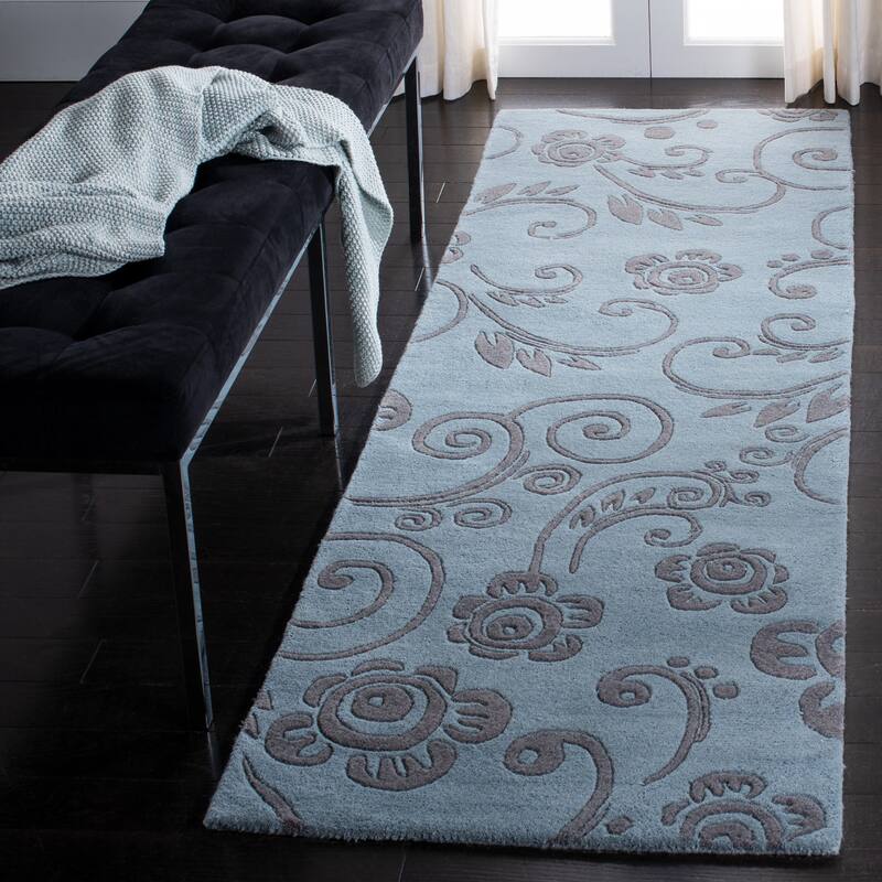 SAFAVIEH Handmade Soho Denisse Grey New Zealand Wool Rug