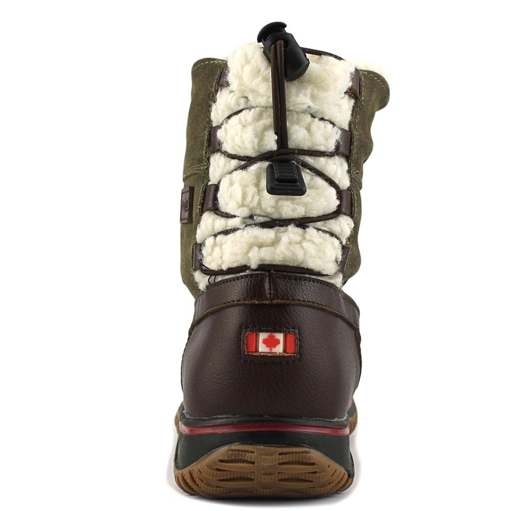 Shop Pajar Iceland Women Round Toe Leather Brown Winter Boot