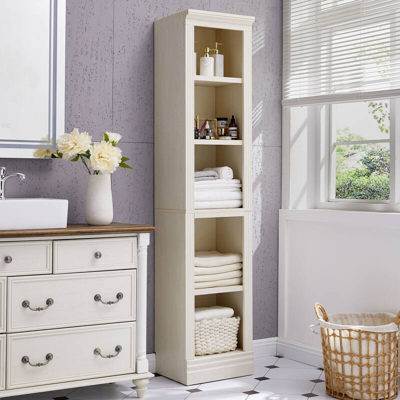 Halston 72.5" Tall Modular Bookcases Bookshelves 5-Tier Display Shelves Organizer and Storage