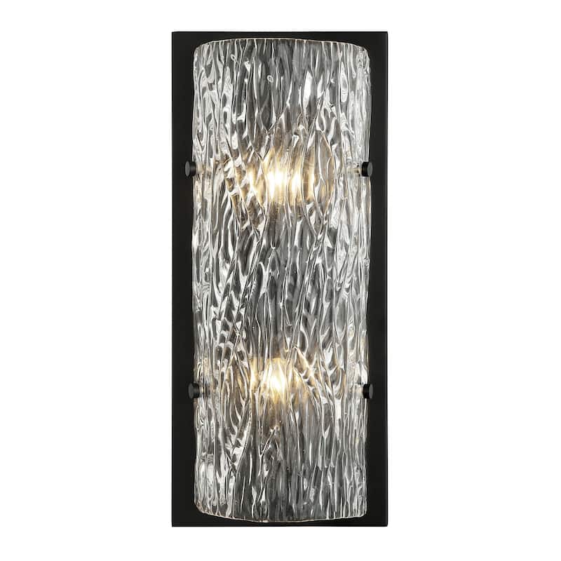 Varaluz Morgan 2-Light Sconce - Black