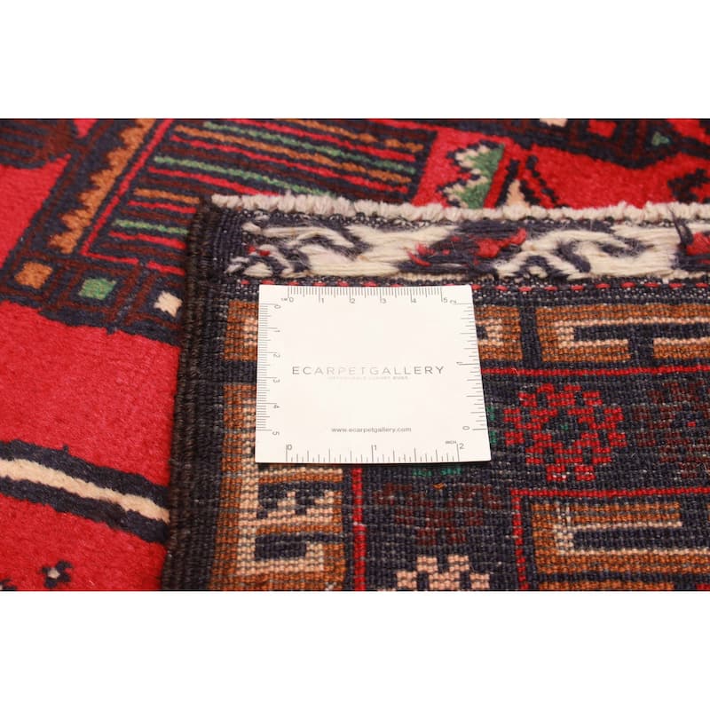 Teimani Red Rug 3'0" x 4'9" - 3'0 x 4'9