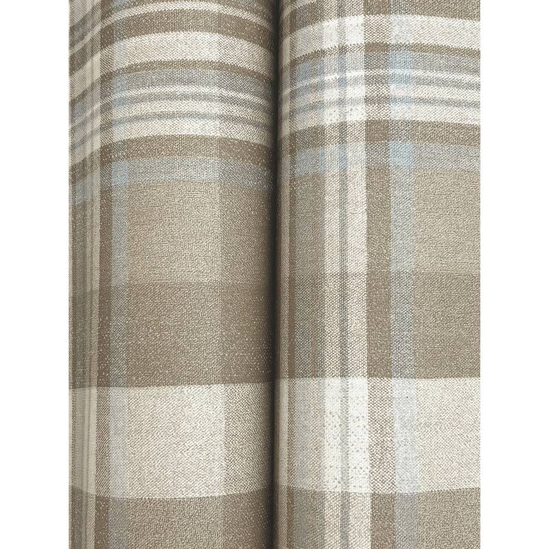 Dutton Plaid Light Brown Wallpaper