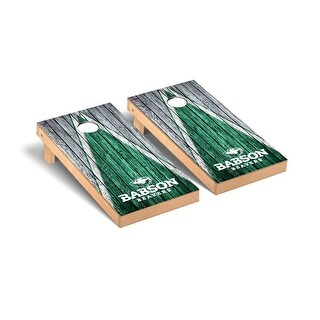 Babson Beavers Weathered Cornhole Board Set