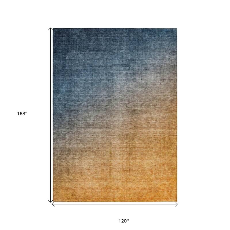 Alvalo Ombre Weather Resistant Blended Style Outdoor Rug