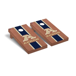 Akron Zips Rosewood Cornhole Board Set