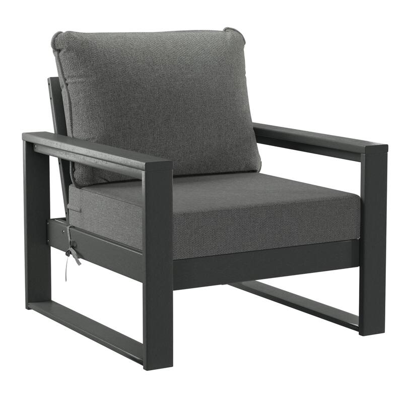 Endless Patio Sectional 8-Piece Lounge Sofa Set with Gray Frame