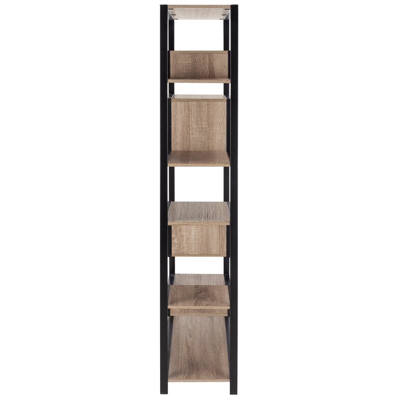SAFAVIEH Corentine Light Brown/ Black Etagere - 31.5' x 11.8' x 61.8' - 32Wx12Dx62H