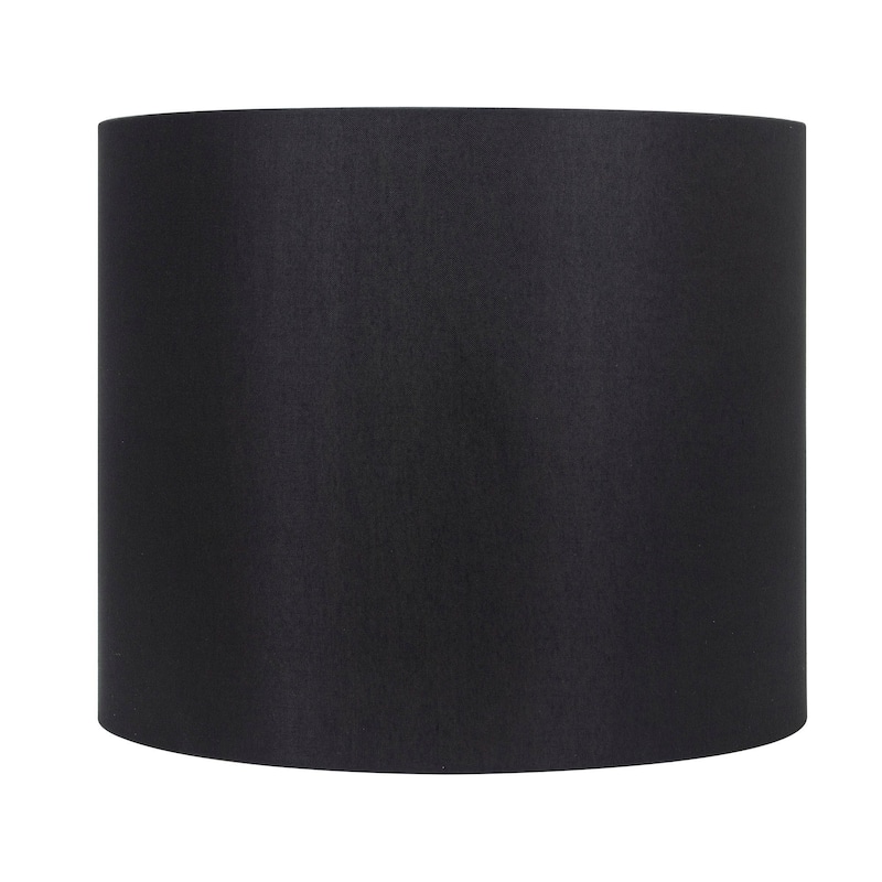 Linen Round Lamp Shade with Light Diffuser