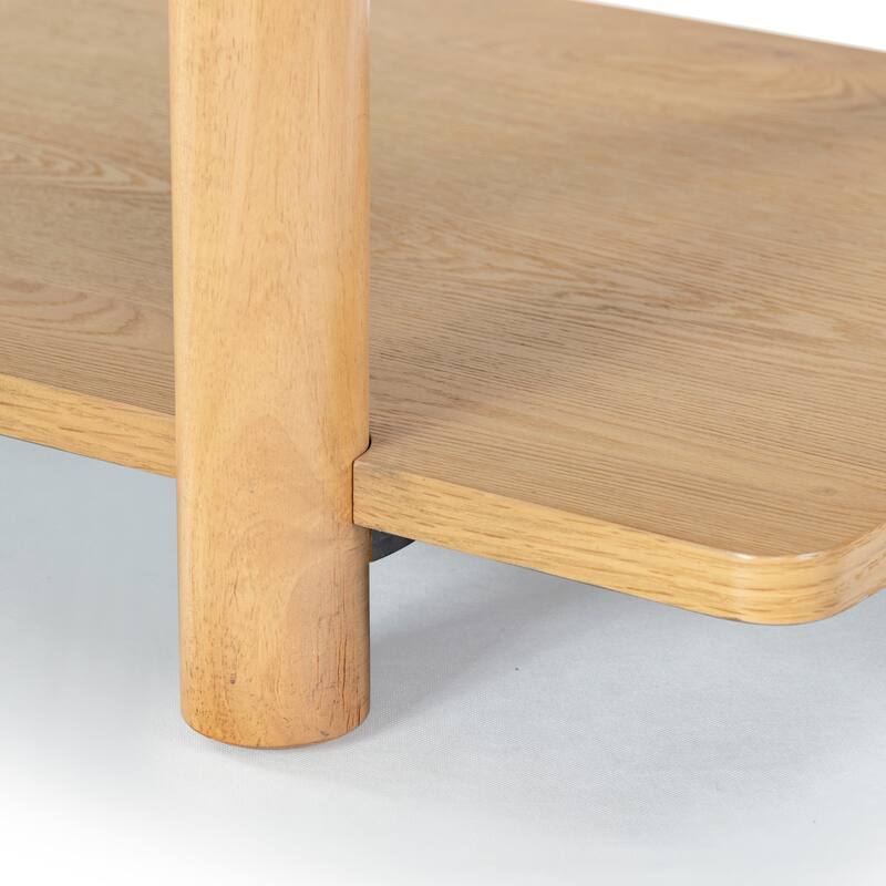 SAFAVIEH Couture Edisyn 2 Shelf Wood Coffee Table - 48"W x 27"D x 19"H