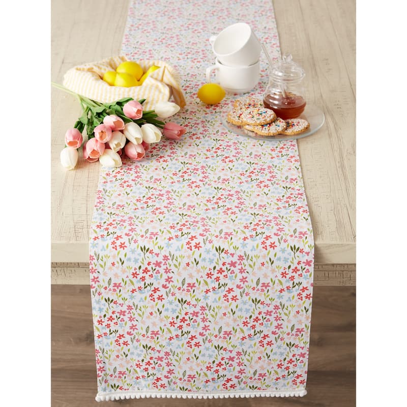DII Happy Bunny Reversible Table Runner 14x72 inch