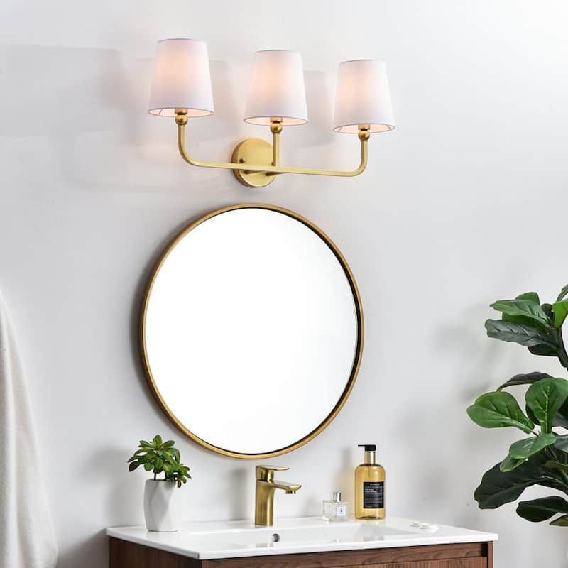 Elegant Lighting LD7322W26 Senna 3 Light 26" Wide Vanity Light