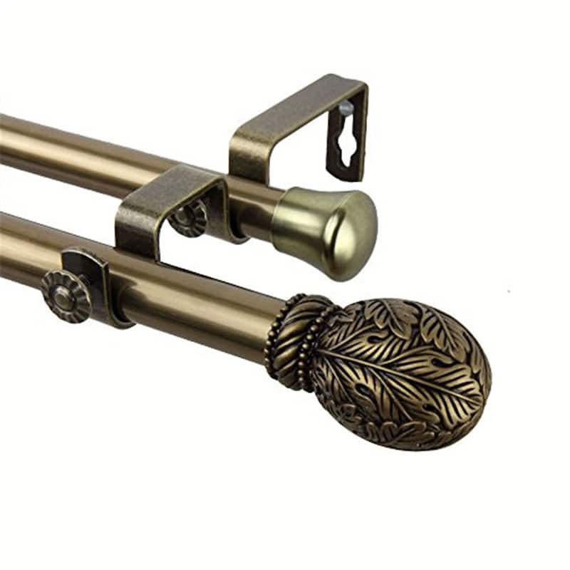 Forest 13-16 inch Double Curtain Rod - Elegant Home Decor - 84
