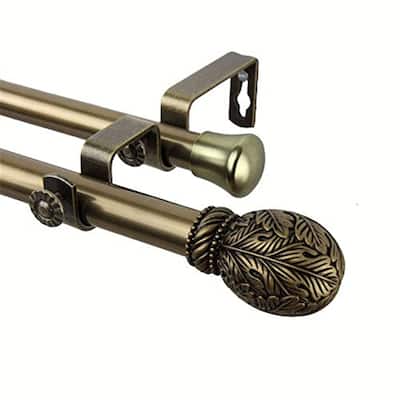 Forest 13-16 inch Double Curtain Rod - Elegant Home Decor - 84