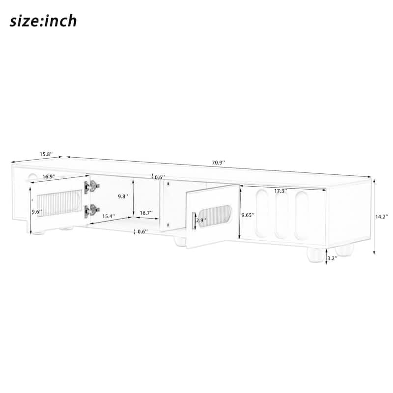 Modern TV Stand for TVs up to 80 Inches