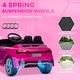 preview thumbnail 8 of 16, Qaba Audi Q8 e-tron Sportback Licensed 12V Kids Ride on Car, Battery Powered Kids Electric Car Remote 4 Spring Suspension Wheels