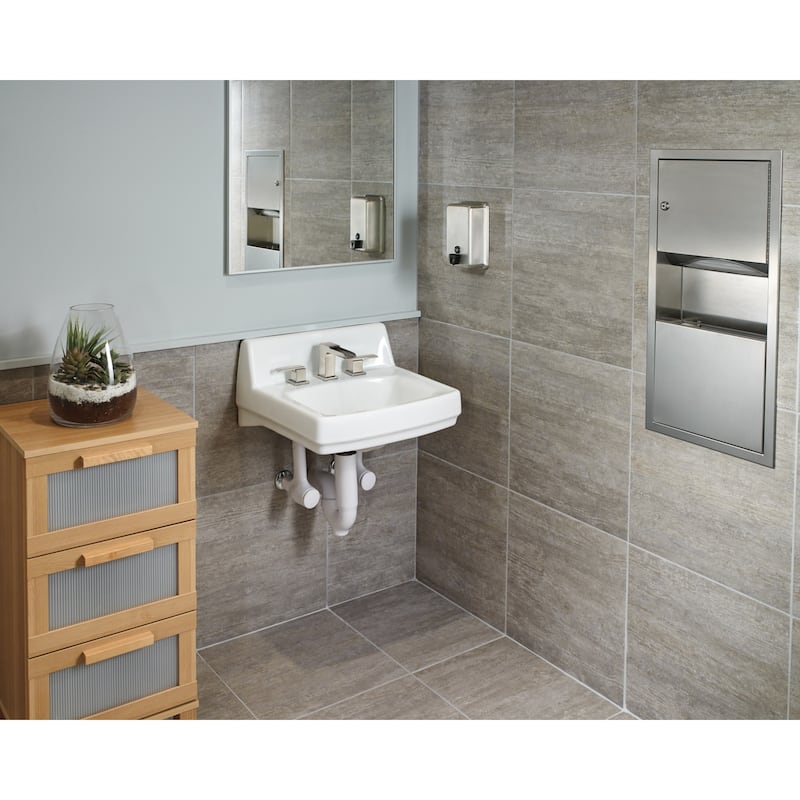 Delta Ara 1.2 GPM Widespread Waterfall Bathroom Faucet - Includes