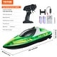 preview thumbnail 28 of 26, RC Boat, 2.4GHz 12 km/h, Remote Control Boat for Pools & Lakes, Racing Boat with LED Light for Adults Boys & Girls