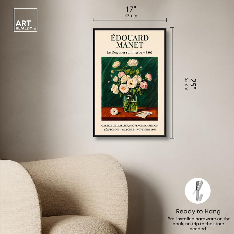 Manet's Floral Canvas by Art Remedy