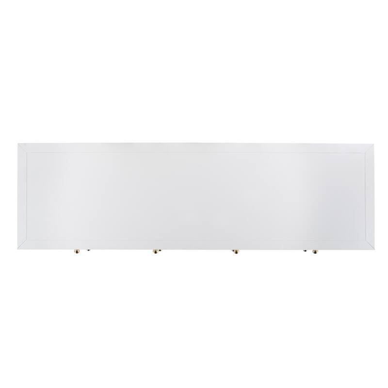 Nora 6-Drawer Wood Wide Dresser