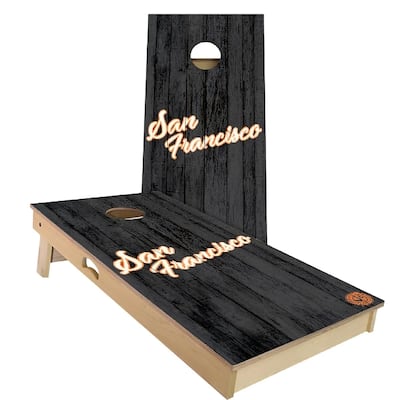 San Francisco Vintage Baseball Outdoor Cornhole Board Set