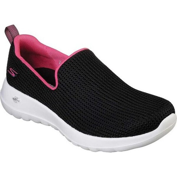 skechers go walk pink and black