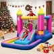 preview thumbnail 10 of 16, Costway 4-in-1 Kids Princess-themed Bouncer with Slide Basketball Hoop