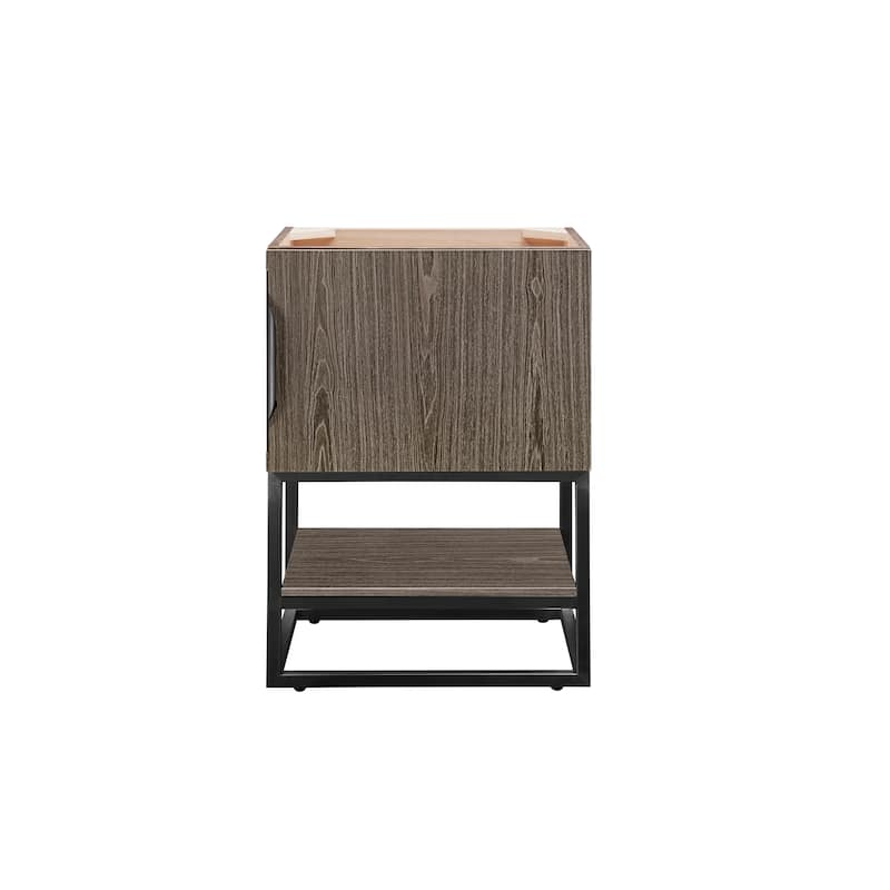 James Martin Vanities Columbia 24" Single Vanity, Ash Gray with White Glossy Composite Stone Top