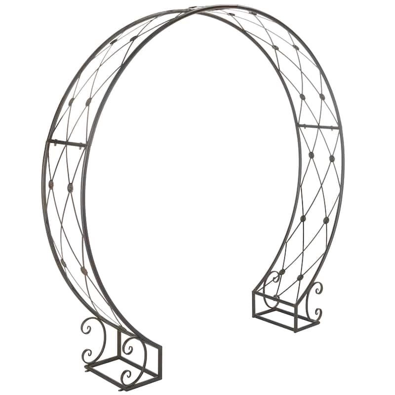 SAFAVIEH Outdoor Melanya 83" Moon Gateway