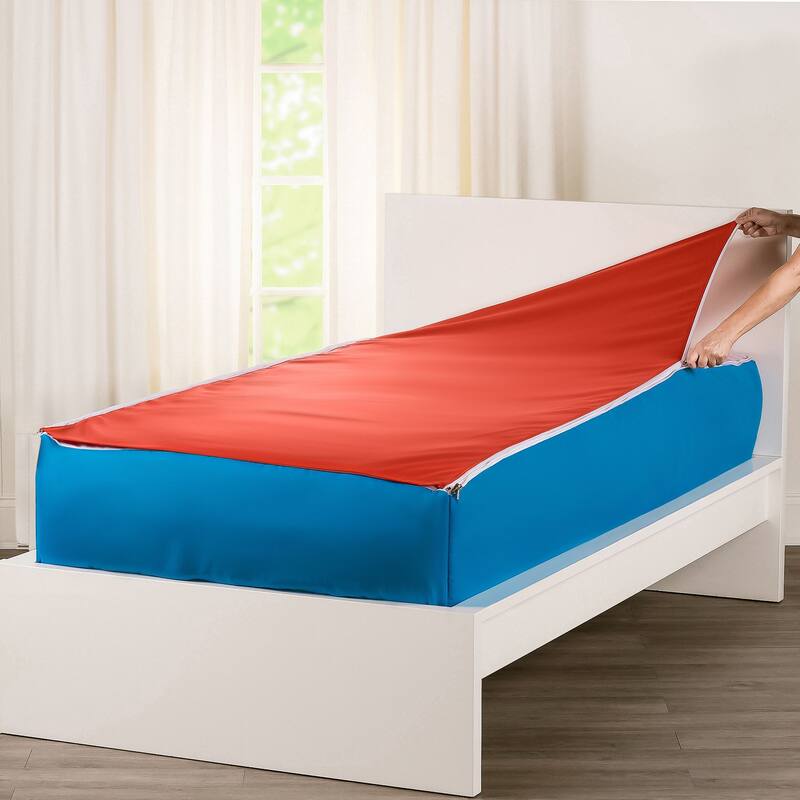 Siscovers Azure Bunkie Deluxe Zipper Bedding Set