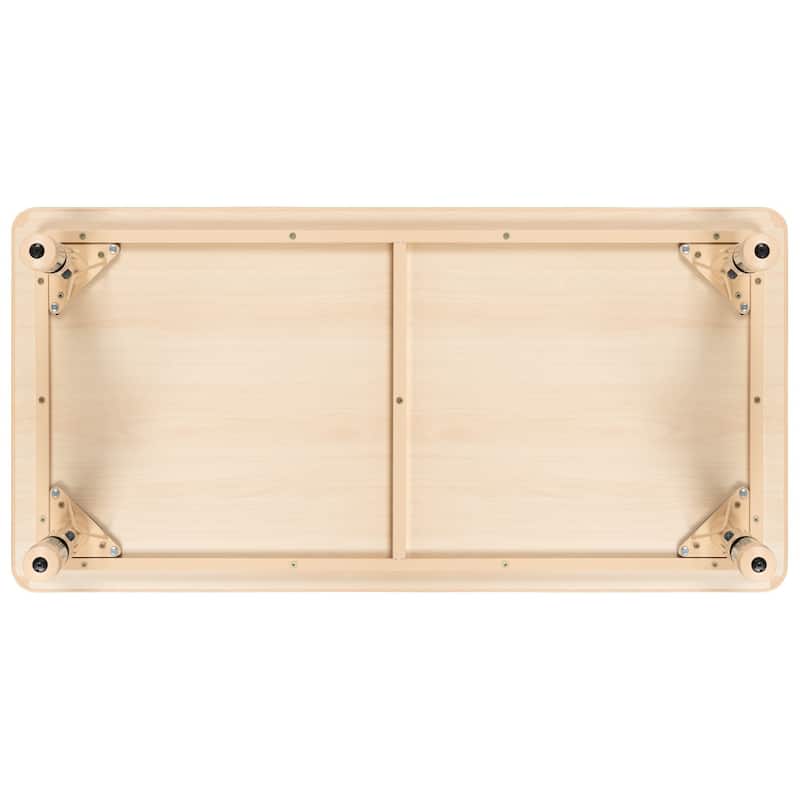 23.625"W x 47.25"L Plastic Adjustable Activity Table-School Table for 6