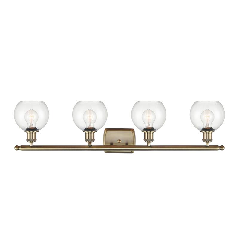 Innovations Lighting Athens - 4 Light 36" Bath Vanity Light - 6" Shade
