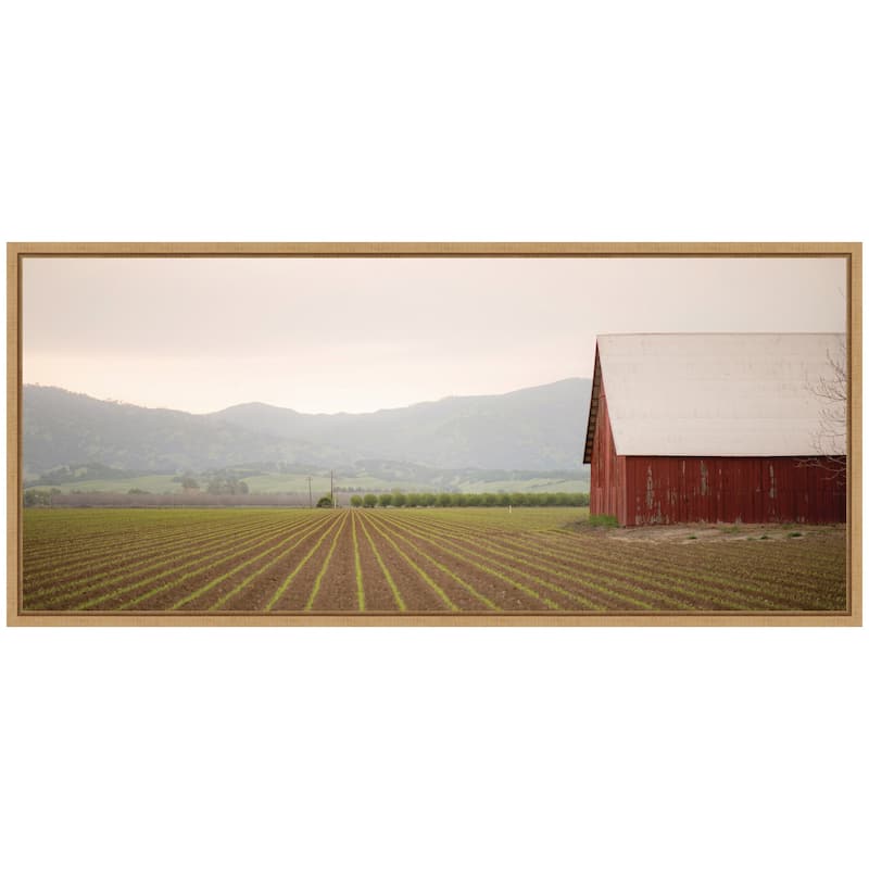Kate and Laurel Sylvie Farm Life Framed Canvas by Crystal Lynn Collins