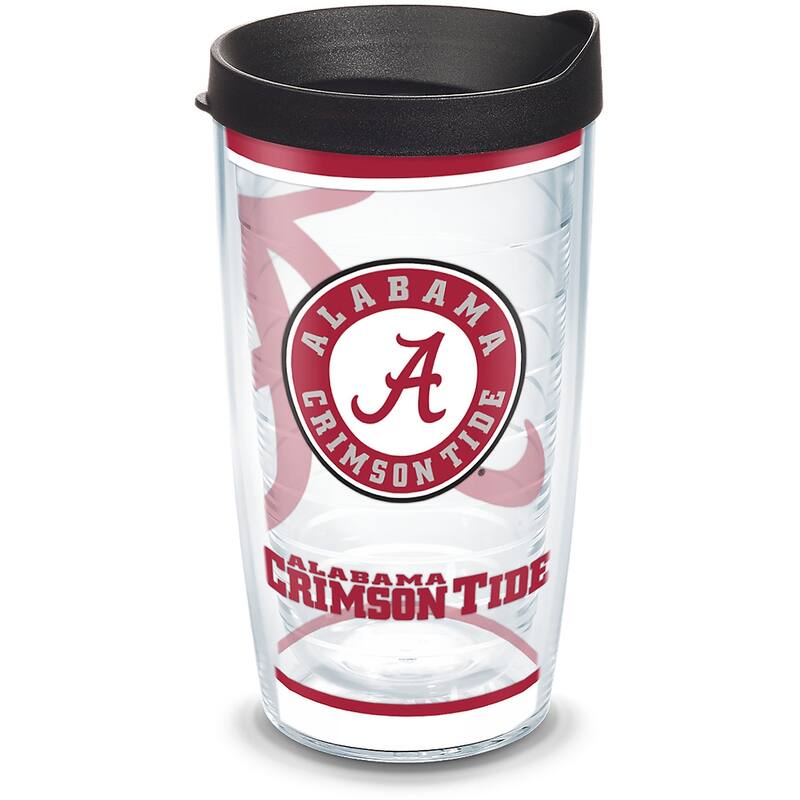 Tervis University of Alabama Crimson Tide Tradition Made in USA Double Walled Insulated Travel Tumbler, Classic - 16oz