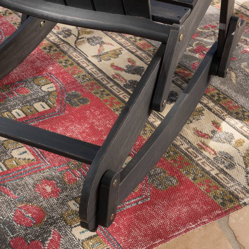 Malibu Outdoor Adirondack Rocking Chair by Christopher Knight Home
