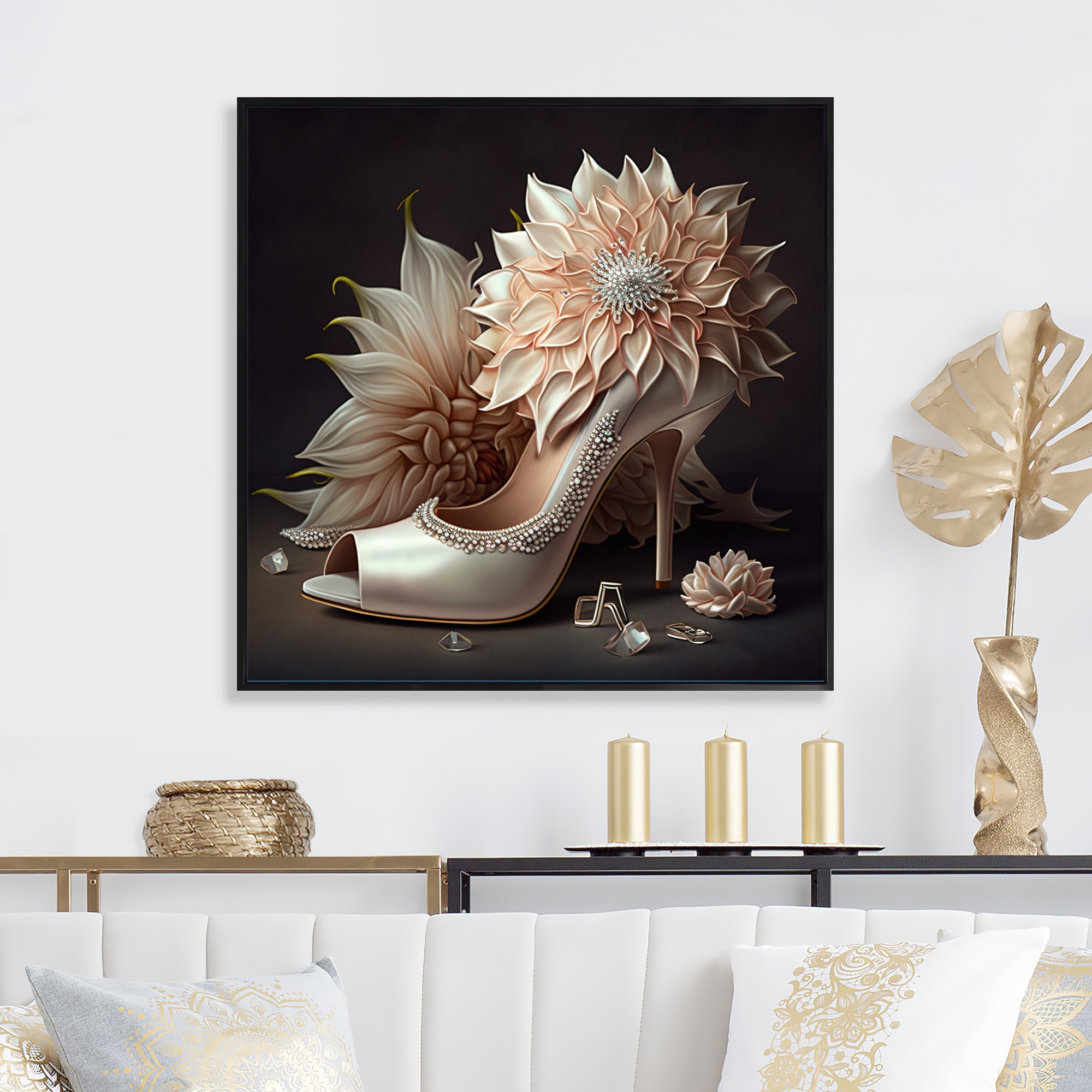 Wedding canvas shoes top