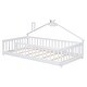 preview thumbnail 25 of 41, Simple wooden floor bed with guard rails