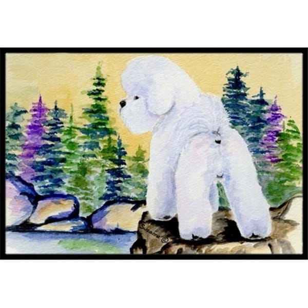 Carolines Treasures SS8010JMAT 24 x 36 in. Bichon Frise Indoor Or Outdoor Doormat