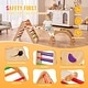 preview thumbnail 25 of 26, VEVOR Pikler Triangle Set Toddler Climbing Toys Indoor Playground, Ramp, and Arch, Montessori Climbing Set