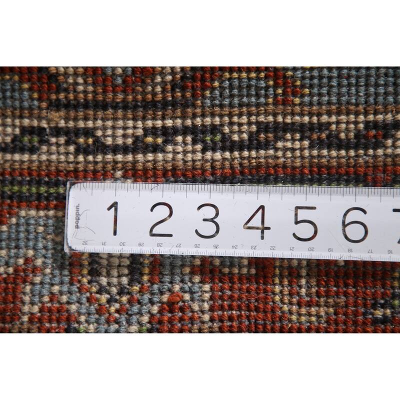 Light Blue Kazak Indian Area Rug Hand-knotted Wool Carpet - 3'2"x 5'1"