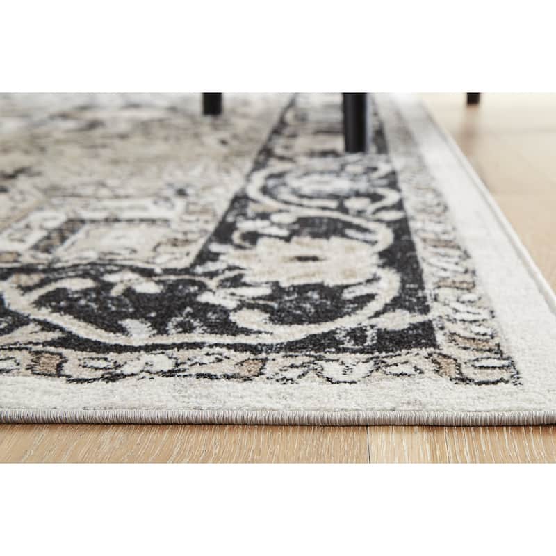 Signature Design by Ashley Gregmoore Cream/Brown Rug