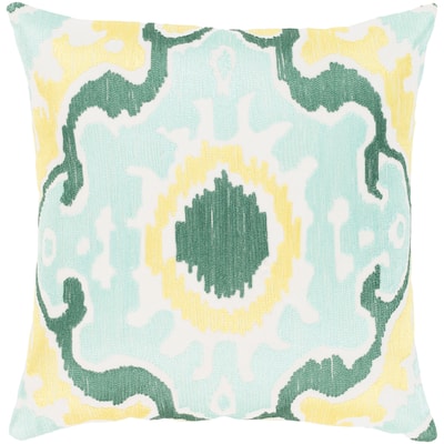 Artistic Weavers Kaelea Modern Ikat Mint Feather Down or Poly Filled Throw Pillow 22-inch